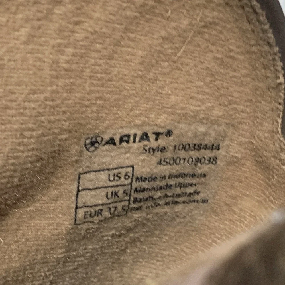 Ariat please refer